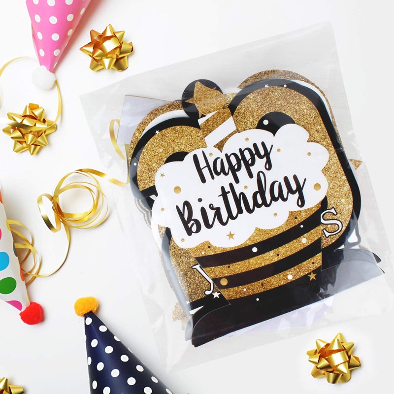 LINGTEER Happy 17th Birthday Table Honeycomb Centerpieces Cheers to 17th Birthday Seventeen Years Old Party Table Decorations Gift Sign. - Image 5